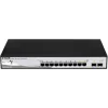 D-Link DGS-1210-10P/E v1 Managed L2 PoE Switch με 8 Θύρες Gigabit (1Gbps) Ethernet και 2 SFP Θύρες