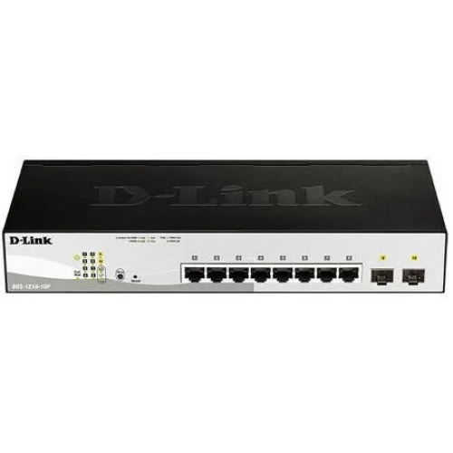 D-Link DGS-1210-10P/E v1 Managed L2 PoE Switch με 8 Θύρες Gigabit (1Gbps) Ethernet και 2 SFP Θύρες