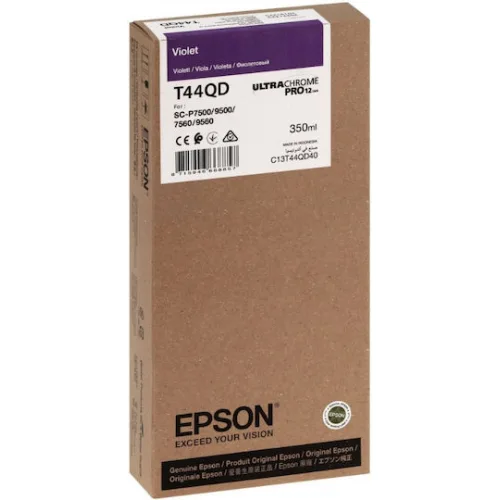 Epson T44QD40 UltraChrome Pro 12 Γνήσιο Μελάνι Εκτυπωτή InkJet Μωβ (C13T44QD40)
