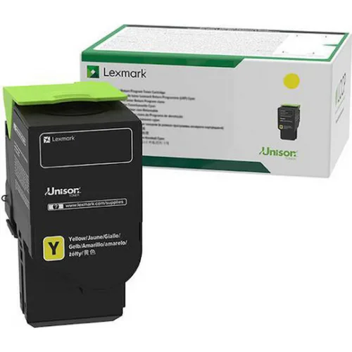 Lexmark C242XY0 Γνήσιο Toner Laser Εκτυπωτή Κίτρινο Return Program Extra High Yield 3500 Σελίδων