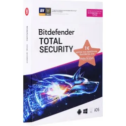 BitDefender Total Security Multi Device για 10 Συσκευές και 1 Έτος Χρήσης