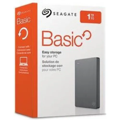 Seagate Basic USB 3.0 / USB 2.0 Εξωτερικός HDD 1.0TB 2.5" Μαύρο