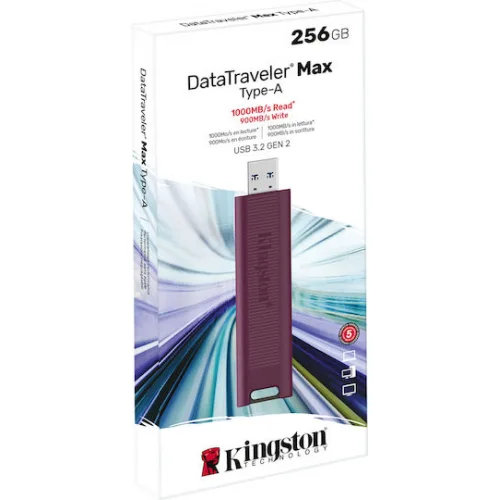 Kingston DataTraveler Max 256GB USB 3.2 Stick Κόκκινο