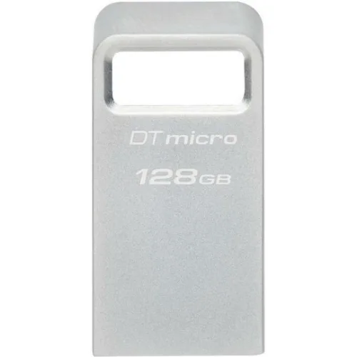 Kingston DataTraveler Micro Gen2 128GB USB 3.2 Stick Ασημί