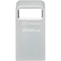 Kingston DataTraveler Micro Gen2 256GB USB 3.2 Stick Ασημί