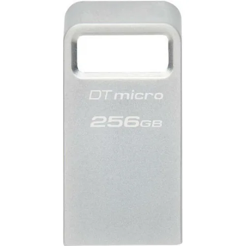 Kingston DataTraveler Micro Gen2 256GB USB 3.2 Stick Ασημί