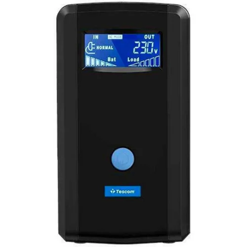Tescom Leo Plus LCD 650AP UPS Line-Interactive 650VA 390W με 2 Schuko Πρίζες