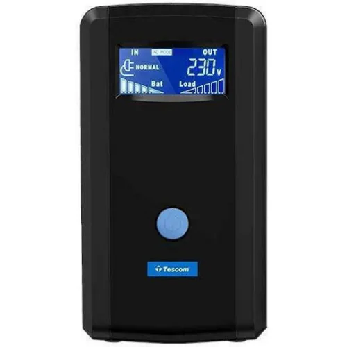 Tescom UPS Line-Interactive 1500VA 900W με 4 Schuko Πρίζες