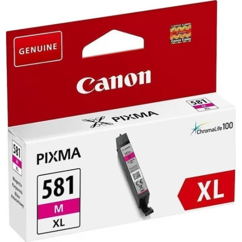 Canon CLI-581XL Γνήσιο Μελάνι Εκτυπωτή InkJet Ματζέντα (2050C001)