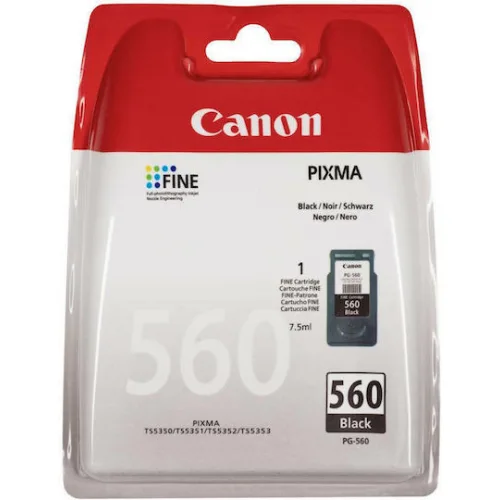 Canon PG-560 Γνήσιο Μελάνι Εκτυπωτή InkJet Μαύρο (3713C001)