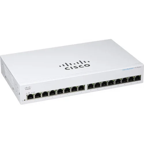 Cisco CBS110-16T Unmanaged L2 Switch με 16 Θύρες Gigabit (1Gbps) Ethernet