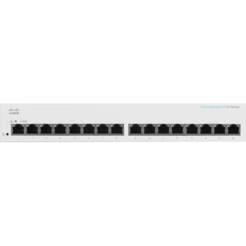 Cisco CBS110-16T Unmanaged L2 Switch με 16 Θύρες Gigabit (1Gbps) Ethernet