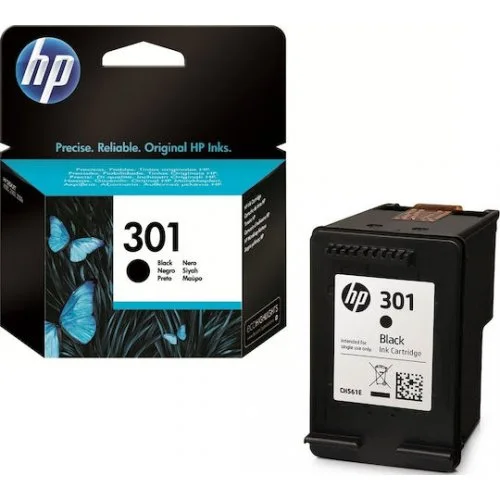 HP 301 Γνήσιο Μελάνι Εκτυπωτή InkJet Μαύρο (CH561EE)