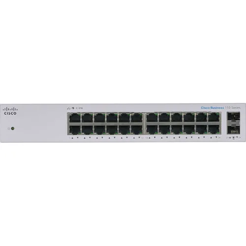 Cisco CBS110-24T Unmanaged L2 Switch με 24 Θύρες Gigabit (1Gbps) Ethernet και 2 SFP Θύρες