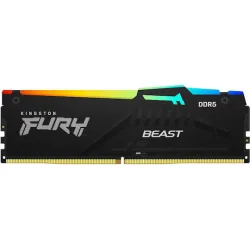 Kingston Fury Beast RGB DDR5 με Module 1x32GB και Ταχύτητα 6000 για Desktop