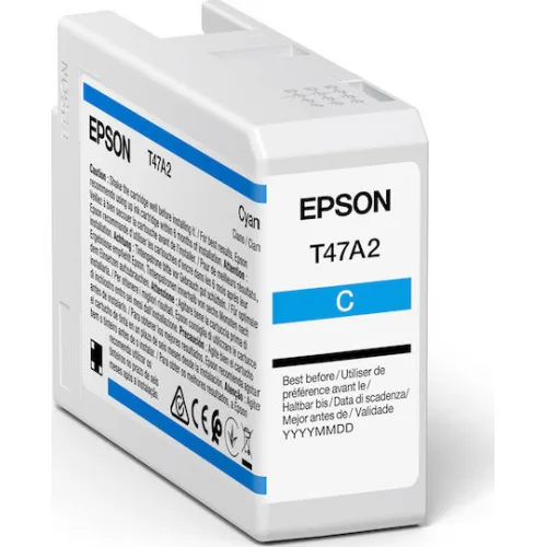 Epson T47A2 UltraChrome Pro 10 Γνήσιο Μελάνι Εκτυπωτή InkJet Κυανό (C13T47A200)