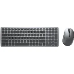 Dell KM7120W Ασύρματο Bluetooth Σετ Πληκτρολόγιο & Ποντίκι Ελληνικό Ασημί