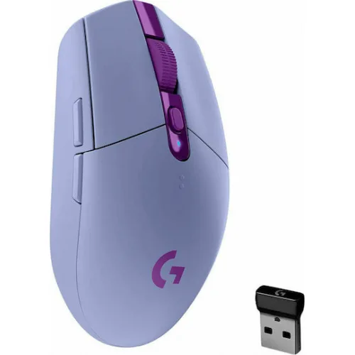 Logitech G305 Ασύρματο Gaming Ποντίκι 12000 DPI Μωβ