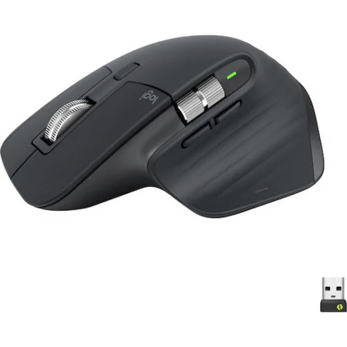 Logitech MX Master 3S Ασύρματο Εργονομικό Bluetooth Ποντίκι Graphite