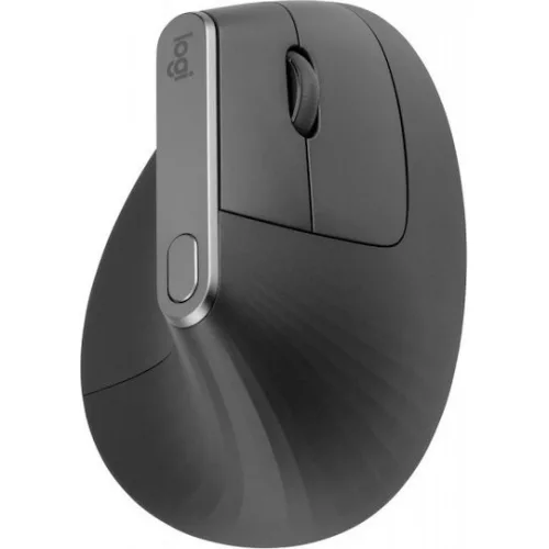 Logitech MX Vertical Ασύρματο & Ενσύρματο Εργονομικό Bluetooth Ποντίκι Μαύρο