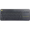 Logitech K400 Plus Ασύρματο Πληκτρολόγιο με Touchpad Αγγλικό US Μαύρο