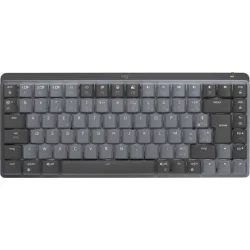 Logitech MX Mechanical Mini Silent Ασύρματο Bluetooth Πληκτρολόγιο Αγγλικό US Γκρι