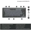 Logitech MX Mechanical Mini Silent Ασύρματο Bluetooth Πληκτρολόγιο Αγγλικό US Γκρι