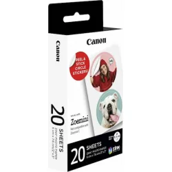 Canon ZP-2030-2C Φωτογραφικό Χαρτί Zoemini A8 (5.2x7.4) για Εκτυπωτές Zink 20 Φύλλα