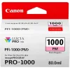 Canon PFI-1000 Γνήσιο Μελάνι Εκτυπωτή InkJet Photo Ματζέντα (0551C001)