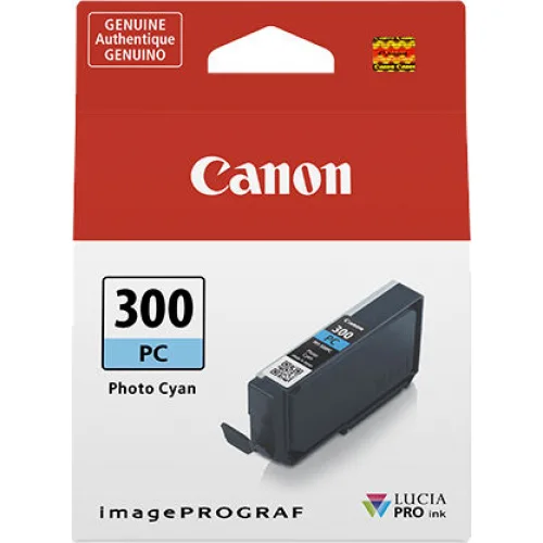 Canon PFI-300 Γνήσιο Μελάνι Εκτυπωτή InkJet Photo Κυανό (4197C001)