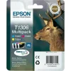 Epson T1306 Γνήσιο Πακέτο 3 Μελανιών Εκτυπωτή InkJet Κίτρινο / Κυανό / Ματζέντα (C13T13064010 C13T13064012)