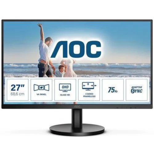 AOC Q27B3MA VA Monitor 27" QHD 2560x1440 με Χρόνο Απόκρισης 4ms GTG AOC Q27B3MA VA Monitor 27" QHD 2560x1440 με Χρόνο Απόκρισης 4ms GTG