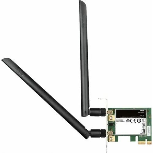 D-Link Ασύρματη Κάρτα Δικτύου Wi‑Fi 4 (1200Mbps) PCI-e