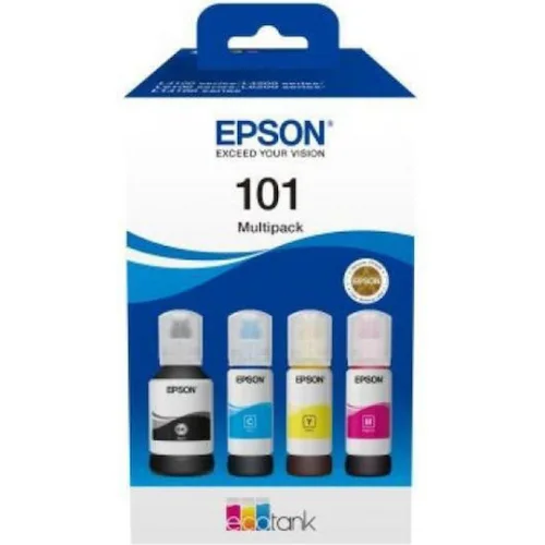 Epson 101 Γνήσιο Πακέτο 4 Μελανιών Εκτυπωτή InkJet Κίτρινο / Κυανό / Ματζέντα / Μαύρο (C13T03V64A)