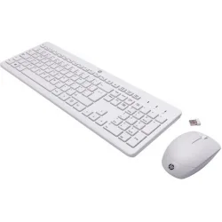HP 230 Ασύρματο Σετ Πληκτρολόγιο & Ποντίκι Ελληνικό Λευκό