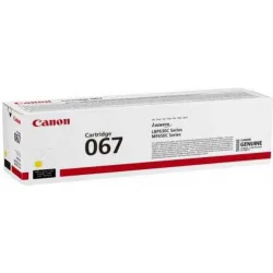 Canon 067 Γνήσιο Toner Laser Εκτυπωτή Κίτρινο 1250 Σελίδων (5099C002)