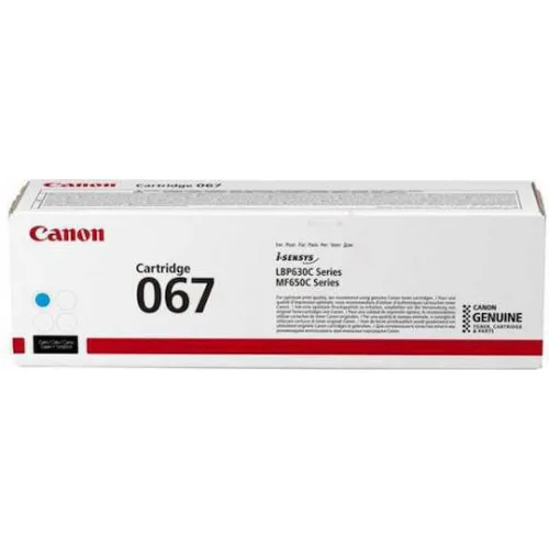 Canon 067 Γνήσιο Toner Laser Εκτυπωτή Κυανό 1250 Σελίδων (5101C002)
