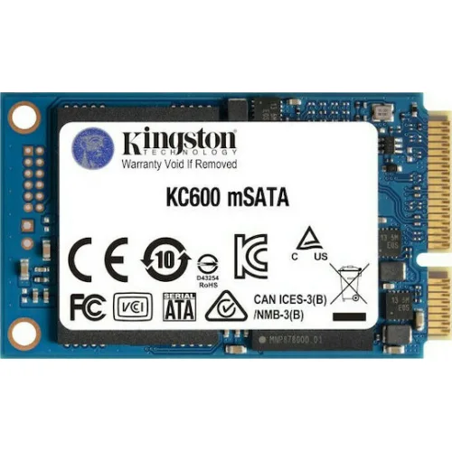 Kingston KC600 SSD 256GB mSATA SATA III