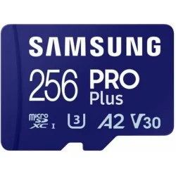 Samsung Pro Plus (2023) microSDXC 256GB U3 V30 A2 UHS-I με αντάπτορα