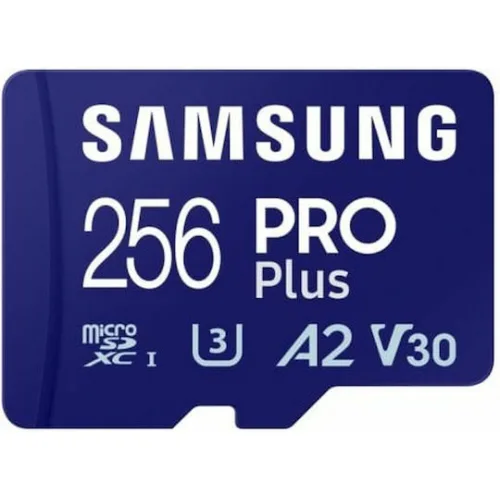 Samsung Pro Plus (2023) microSDXC 256GB U3 V30 A2 UHS-I με αντάπτορα
