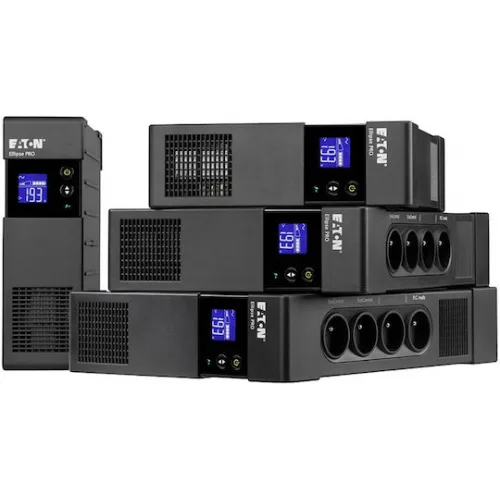 Eaton Ellipse PRO 1200 DIN UPS Line-Interactive 1200VA 750W με 8 Schuko Πρίζες