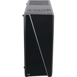 Aerocool Cylon Gaming Midi Tower Κουτί Υπολογιστή με Πλαϊνό Παράθυρο και RGB Φωτισμό Μαύρο