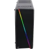 Aerocool Cylon Gaming Midi Tower Κουτί Υπολογιστή με Πλαϊνό Παράθυρο και RGB Φωτισμό Μαύρο