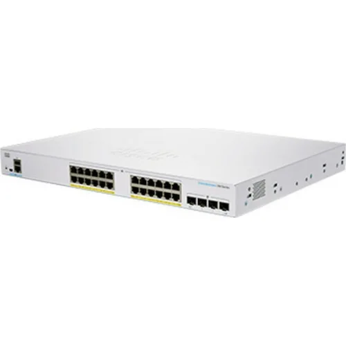 Cisco CBS350-24FP-4X-EU Managed L3 PoE+ Switch με 24 Θύρες Gigabit (1Gbps) Ethernet και 4 SFP Θύρες