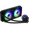 Aerocool Mirage L240 Υδρόψυξη Επεξεργαστή Διπλού Ανεμιστήρα 120mm για Socket AM4/1200/115x με RGB Φωτισμό