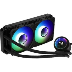 Aerocool Mirage L240 Υδρόψυξη Επεξεργαστή Διπλού Ανεμιστήρα 120mm για Socket AM4/1200/115x με RGB Φωτισμό