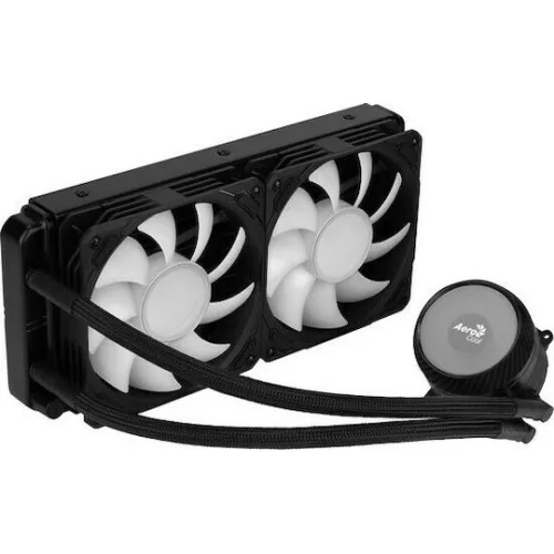 Aerocool Mirage L240 Υδρόψυξη Επεξεργαστή Διπλού Ανεμιστήρα 120mm για Socket AM4/1200/115x με RGB Φωτισμό