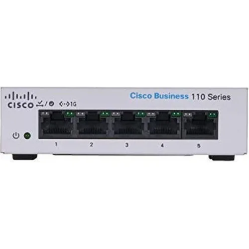 Cisco CBS110-5T-D Unmanaged L2 Switch με 5 Θύρες Gigabit (1Gbps) Ethernet