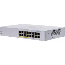 Cisco CBS110-16PP-EU Unmanaged L2 Switch με 16 Θύρες Gigabit (1Gbps) Ethernet Cisco CBS110-16PP-EU Unmanaged L2 Switch με 16 Θύρες Gigabit (1Gbps) Ethernet