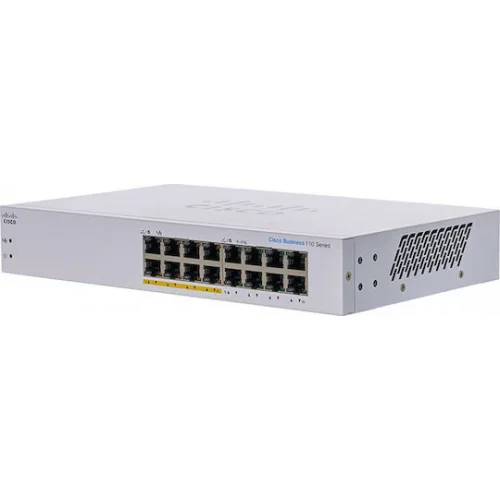 Cisco CBS110-16PP-EU Unmanaged L2 Switch με 16 Θύρες Gigabit (1Gbps) Ethernet